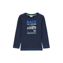 s.Oliver Red Label Longsleeve with racing print - blue (5952)
