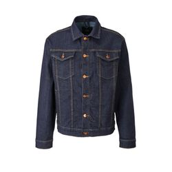 Q/S designed by Cotton stretch denim jacket - blue (59Z8)