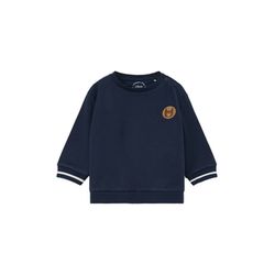 s.Oliver Red Label Sweatshirt mit Bärchenpatch - blau (5952)