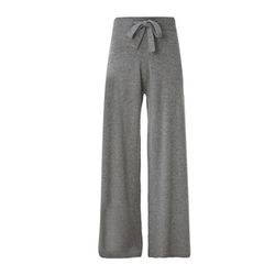 s.Oliver Red Label Regular: Pantalon en cachemire avec flared leg  - gris (9730)