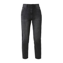 Q/S designed by Slim: Ankle Jeans mit Tapered Leg  - grau (97Z4)
