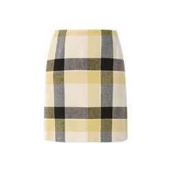 s.Oliver Red Label Mini skirt with check - yellow/beige (81N4)