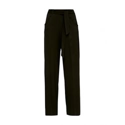 comma Loose : pantalon avec ceinture à nouer - noir (9999)