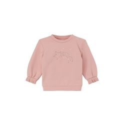 s.Oliver Red Label Sweatshirt with embroidery and print details - pink (4257)
