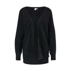 Q/S designed by Cardigan with sequin details  - black (9999)