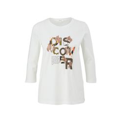 s.Oliver Red Label Top with a statement print  - beige (02D1)
