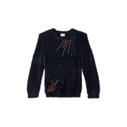 s.Oliver Red Label Pull en tricot avec bordures côtelées  - bleu (5952)