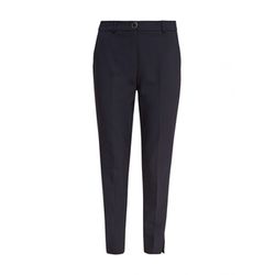 comma Slim fit: 7/8 trousers with tapered leg - blue (5976)
