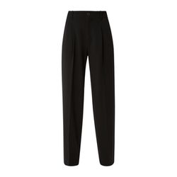 s.Oliver Red Label Loose: business trousers with pleat  - black (9999)
