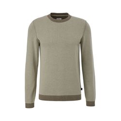 Q/S designed by Fine knit sweater with on - brown (84W0)