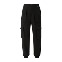 Q/S designed by Regular: Fabric trousers with cargo pockets  - black (9999)