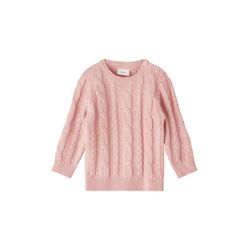 s.Oliver Red Label Sweater with knitted pattern - pink (4257)