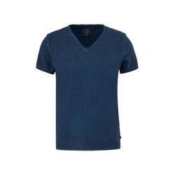 Q/S designed by T-shirt avec col en V  - bleu (5876)