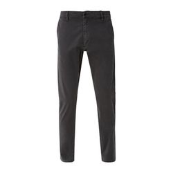 Q/S designed by Chino pants in simple design  - gray (9897)