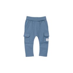 s.Oliver Red Label Stretch cotton cargo jogging pants - blue (5283)