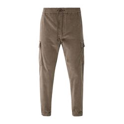 Q/S designed by Jogger in fine corduroy - brown (8554)