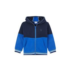 s.Oliver Red Label Sweat jacket in bicolor look - blue (5952)