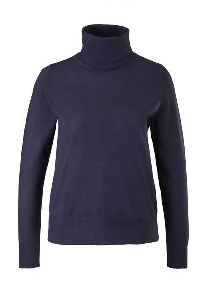 s.Oliver Red Label Fine knit turtleneck sweater - blue (5959)
