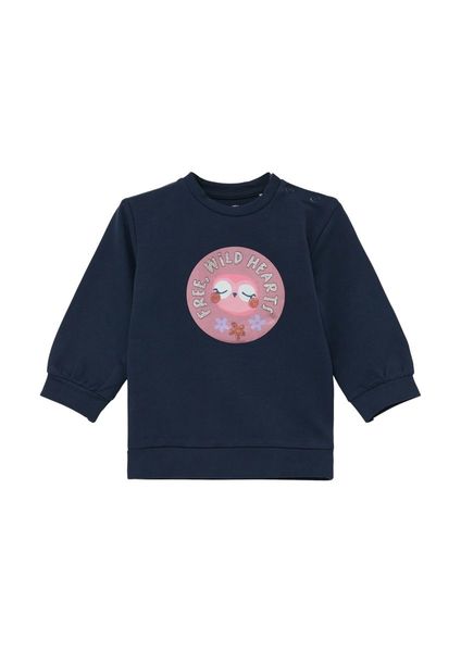 s.Oliver Red Label Sweatshirt with effect print  - blue (5952)