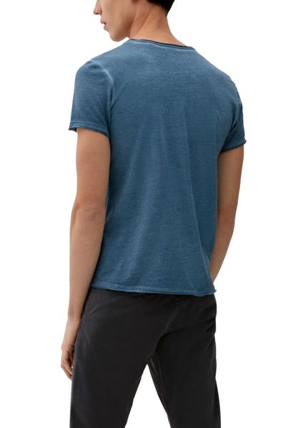 Q/S designed by V-neck t-shirt  - blue (5294)