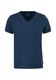 Q/S designed by T-Shirt mit V-Ausschnitt  - blau (5876)