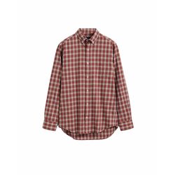 Gant Regular Fit Flannel Check Shirt - red (650)