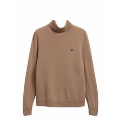 Gant Extra Fine Lambswool Turtleneck Sweater - brown (248)