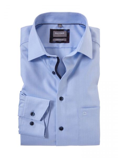 Olymp Business Shirt Comfort Fit - cyan/blue (11)