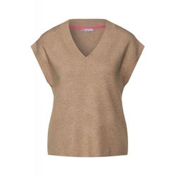 Street One Sleeveless v-neck sweater - beige (14131)