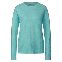 Street One Softer Basic Pullover - cyan (14415)