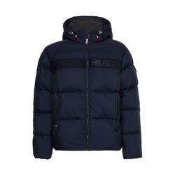 Tommy Hilfiger Puffer jacket with hood and logo - blue (DW5)