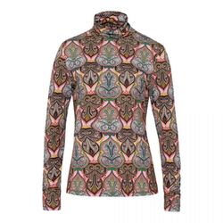 More & More Rollneck with AOP Print - pink (4839)