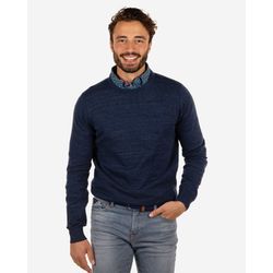 New Zealand Auckland Cotton crew-neck sweater - Grasmere - blue (1655)