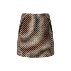 Pepe Jeans London Houndstooth mini skirt - Faika - brown (0AA)
