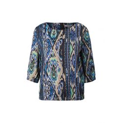 comma CI Print blouse with 3/4-length sleeves - black (99B4)