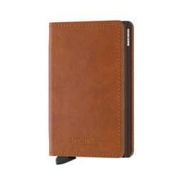 Secrid Slim Wallet Matte (68x102x16mm) - braun (COGNAC BROWN)