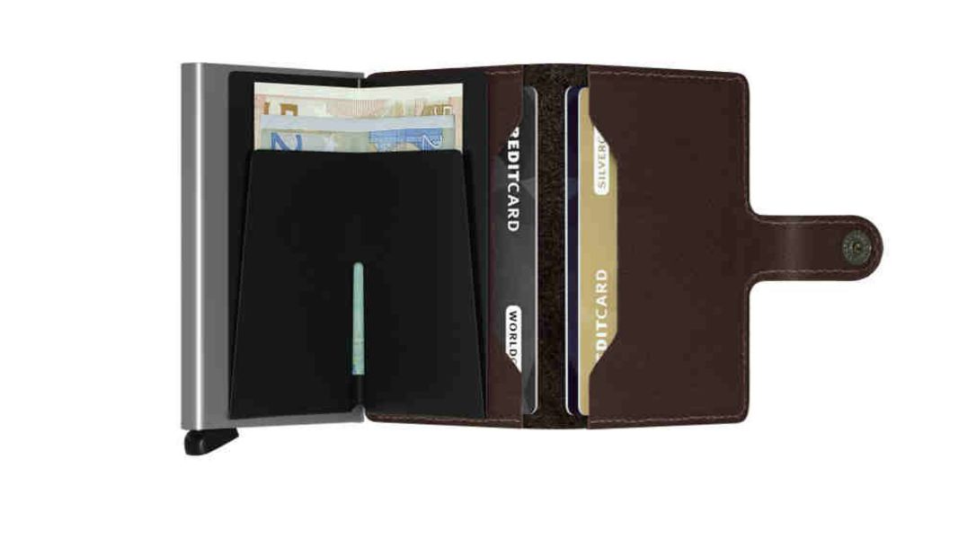 Secrid Mini Wallet Original (65x102x21mm) - brown (DARK B)