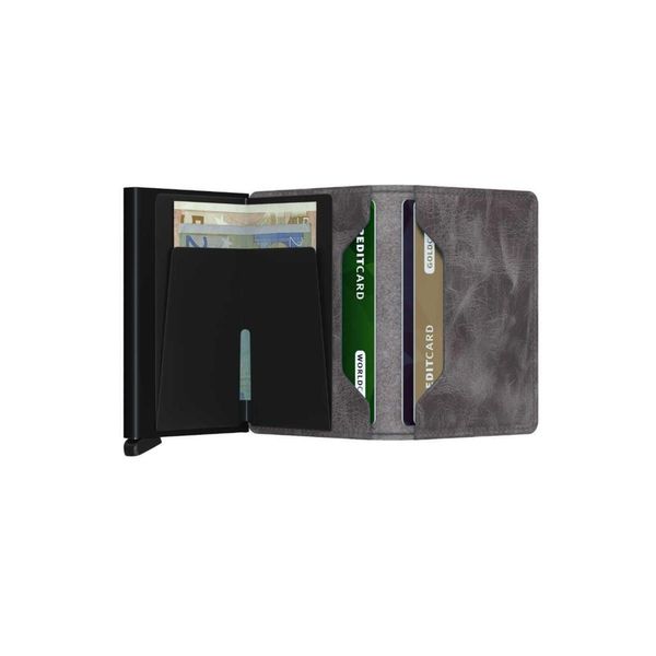 Secrid Slim Wallet Vintage (68x102x16mm) - grau (GREY B)