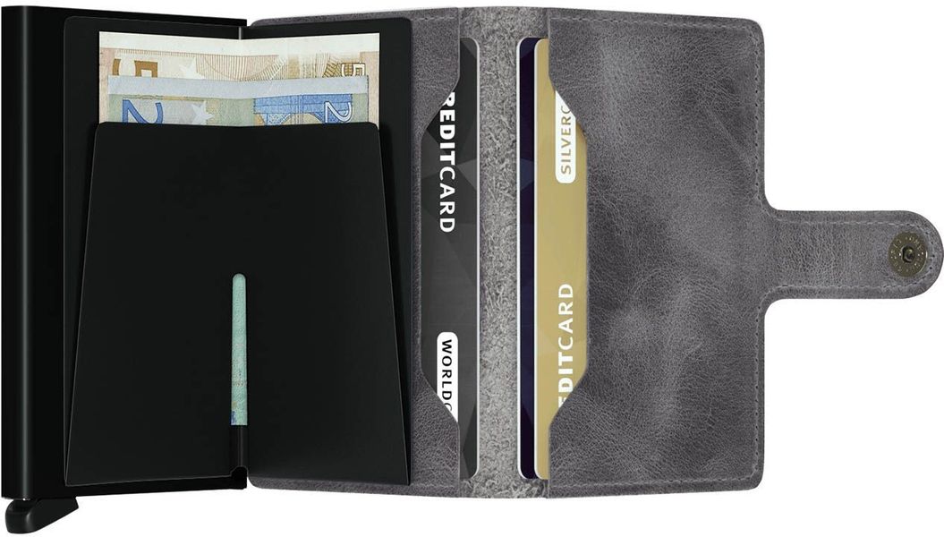 Secrid Mini Wallet Vintage (65x102x21mm) - gris (GREY B)