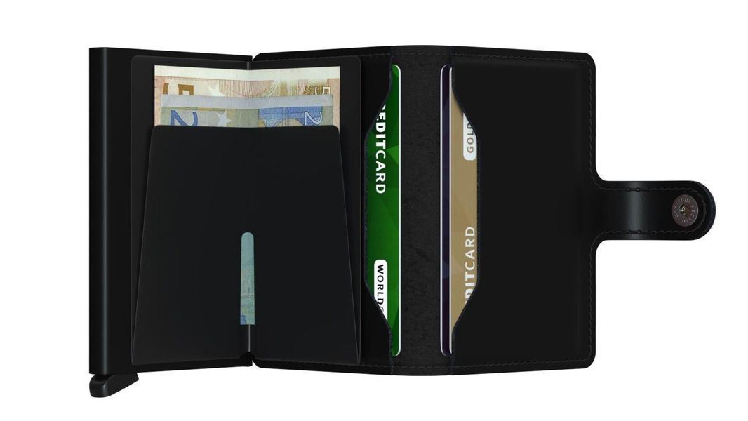 Secrid Mini Wallet Matte (65x102x21mm) - schwarz (Black)