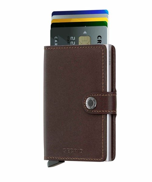 Secrid Mini Wallet Original (65x102x21mm) - brun (DARK B)
