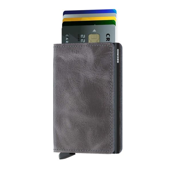 Secrid Slim Wallet Vintage (68x102x16mm) - grau (GREY B)