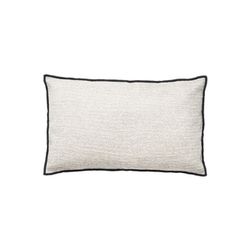 Blomus Pillowcase (30x50cm) - chenille - white/black (Mourning Dove)