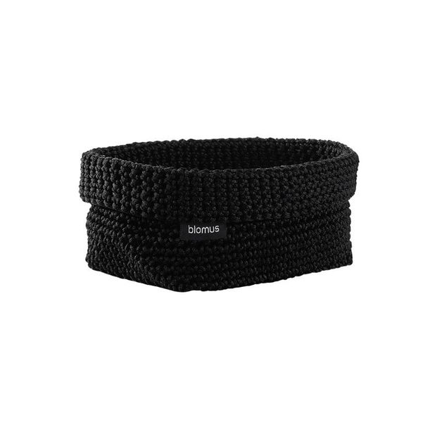 Blomus Crochet basket -TELA - black (00)
