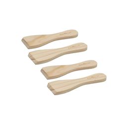 Cookut 4 WOODEN SPATULAS FOR CANDLE RACLETTE - brown (00)
