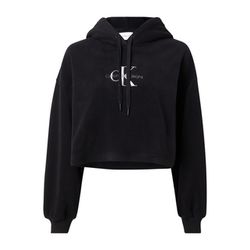 Calvin Klein Jeans Sweat à capuche en polaire - noir (BEH)