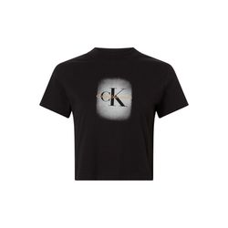 Calvin Klein Jeans Spray mono logo t-shirt - black (BEH)