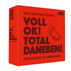 Hygge Games Game : VOLL OK! TOTAL DANEBEN! - red (00)