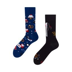 Many Mornings Socks - Just Married - black/blue (00)