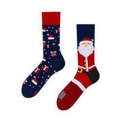 Many Mornings Socken - Christmas - blau (00)